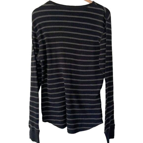 American Eagle Outfitters Heritage Striped Long Sleeve Thermal Shirt Large - Picture 3 of 8